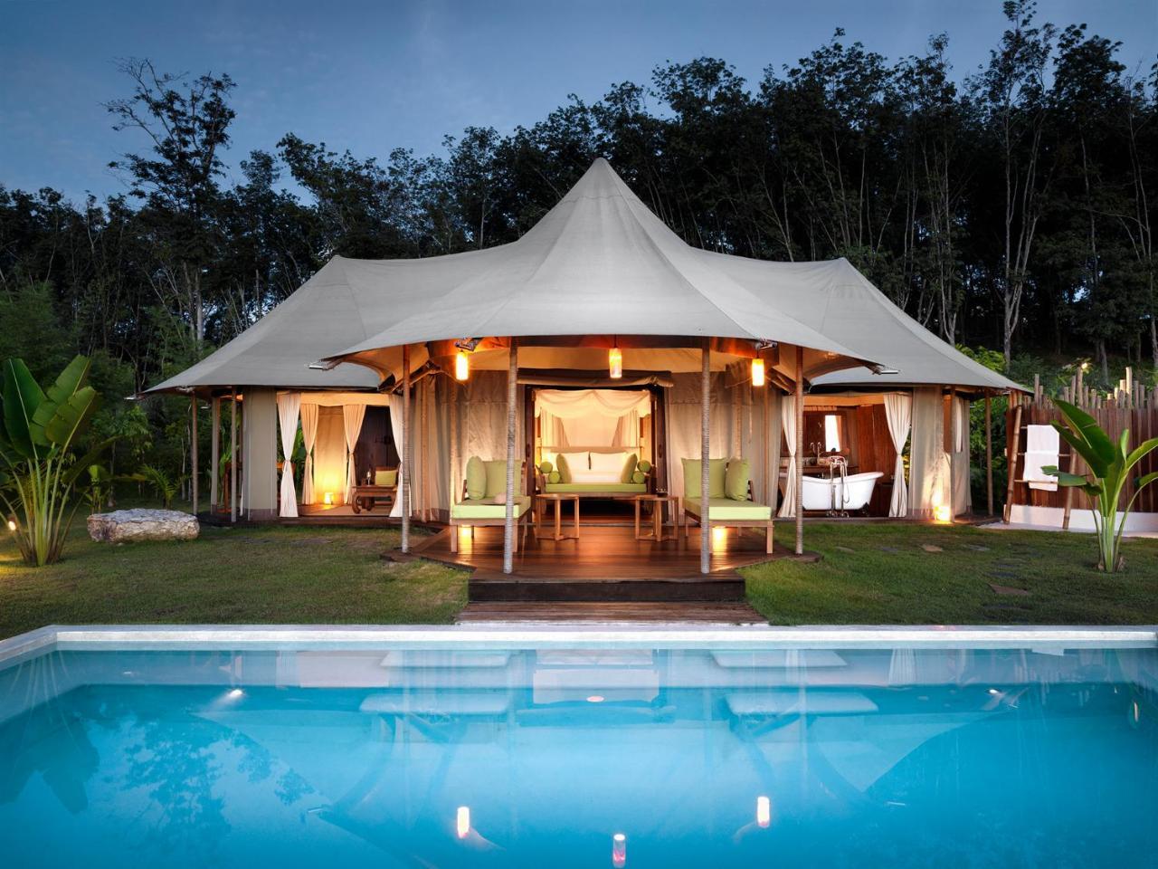 9 Hornbills Tented Camp (Adults Only) Ko Yao Noi Bagian luar foto